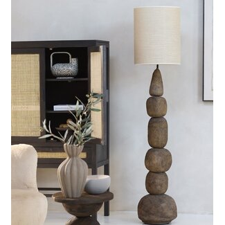 Light en Living Vloerlamp Ø30x135 cm MARREE donker bruin