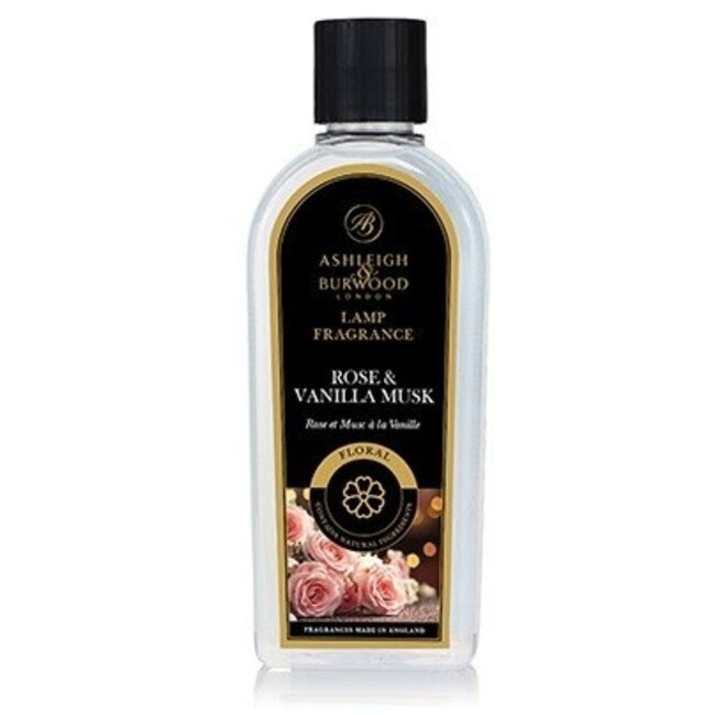Ashleigh & Burwood Geurlamp olie Rose & Vanilla Musk L - 500ML