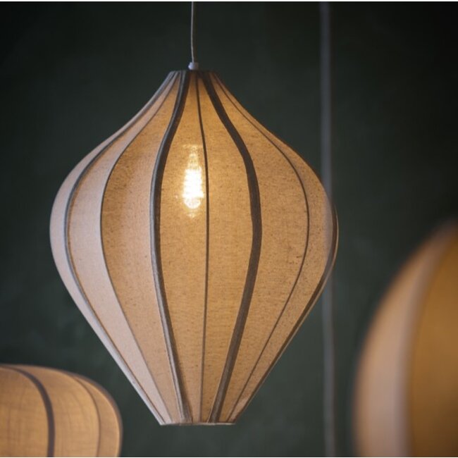 Light en Living Hanglamp Ø47x55 cm PASTO jute naturel