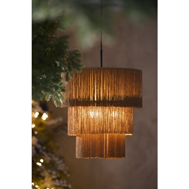 Light en Living Hanglamp 3L Ø45x50 cm MALAIKA bruin