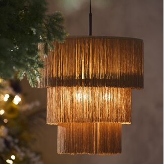 Light en Living Hanglamp 3L Ø45x50 cm MALAIKA bruin