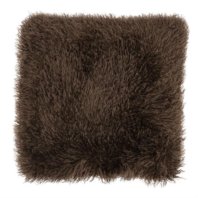 By Boo Kussen Doodly 50x50 cm - dark bruin