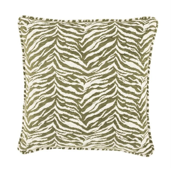 By Boo Kussen Tigra 45x45 cm - groen