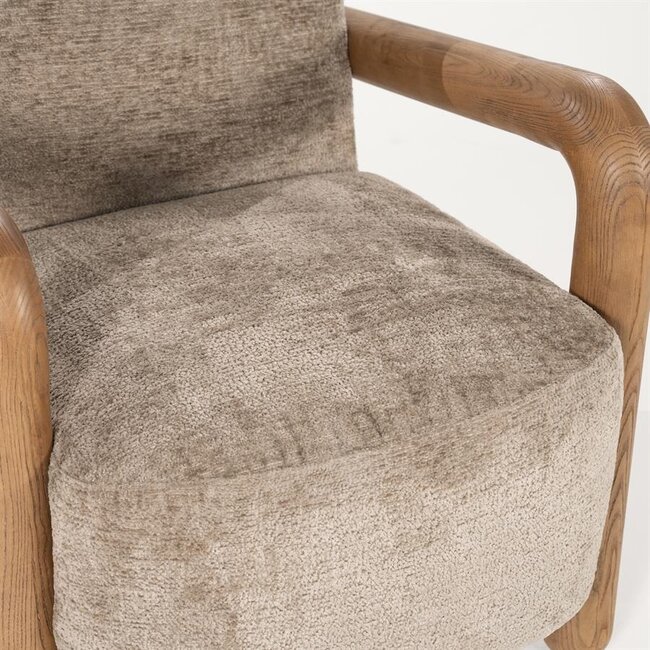 By Boo Fauteuil Retrova - Taupe