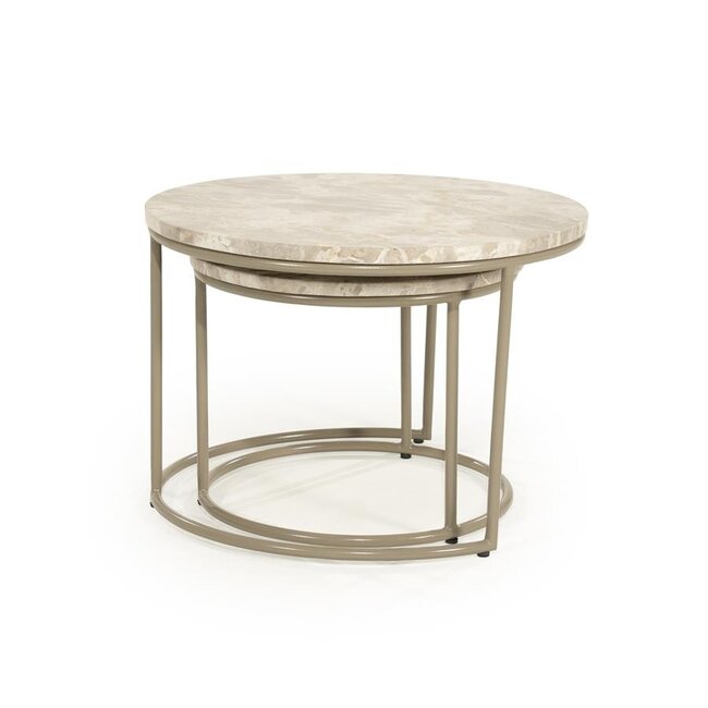 By Boo Bijzettafel Alvar ( set of 2)