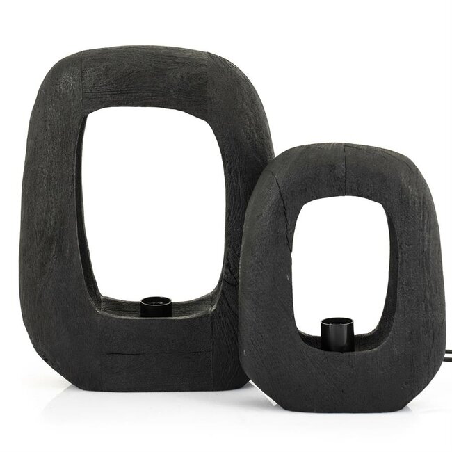 By Boo Tafellamp Gibs groot - zwart