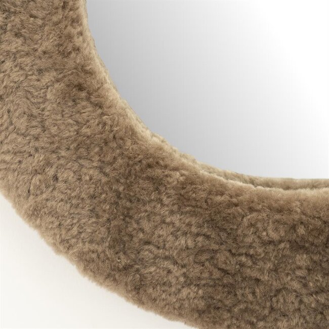 By Boo Spiegel Kiss groot - bruin