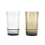 By Boo Drink glas Bubble groot - bruin