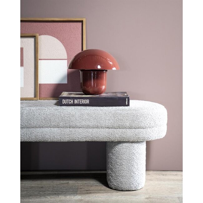 By Boo Tafellamp Toad – koraalrood