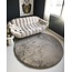 By Boo Vloerkleed Zena rond - grijs