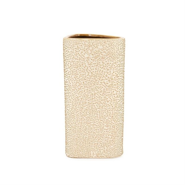 By Boo Vaas Dotangle groot - mosterd