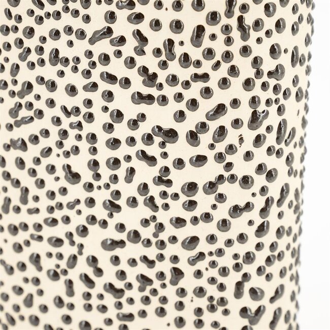 By Boo Vaas Dotangle groot - bruin