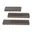 By Boo Wandplank Prinz set van 3- dark taupe