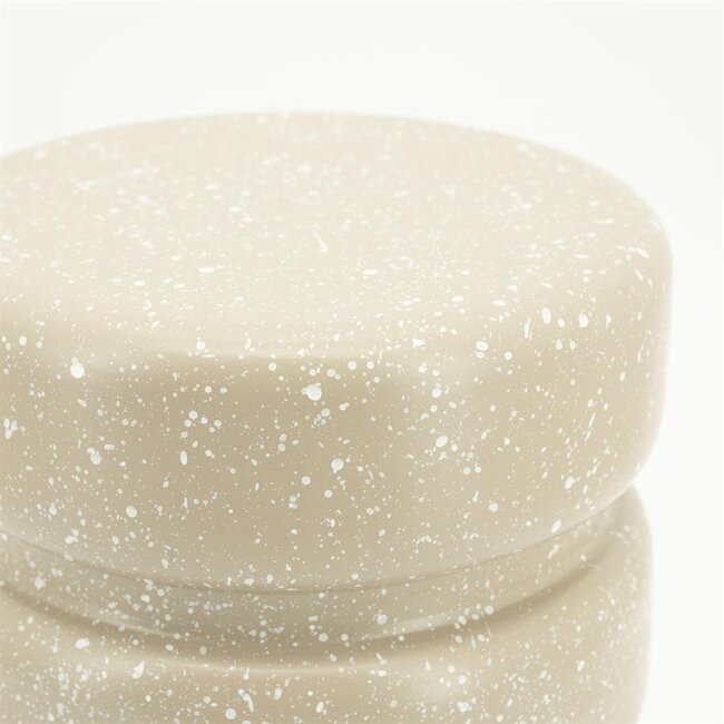 By Boo Bijzettafel Spatter - taupe