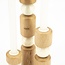 By Boo Kandelaar Belloa - beige - set van 3 kandelaren