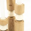 By Boo Kandelaar Belloa - beige - set van 3 kandelaren