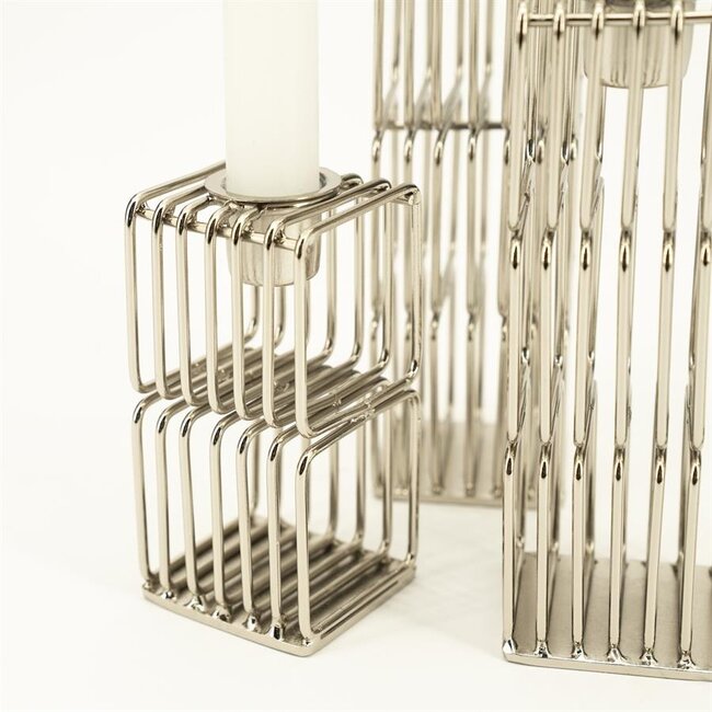 By Boo Kandelaar WireWorks - Set van 3 kandelaren