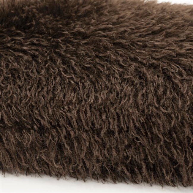 By Boo Kussen Doodly 50x50 cm - dark bruin