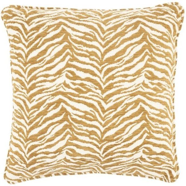 By Boo Kussen Tigra 45x45 cm - mosterd