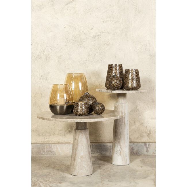 PTMD Windlicht Kalley bruin L