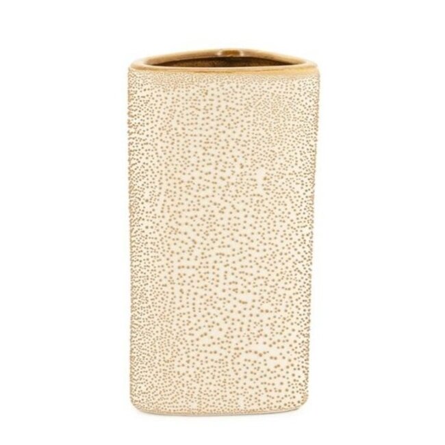 By Boo Vaas Dotangle klein - mosterd