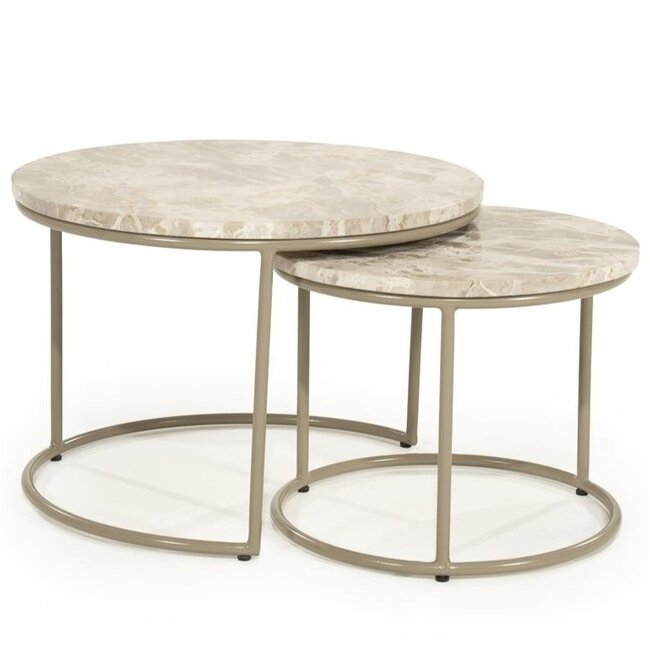 By Boo Bijzettafel Alvar ( set of 2)