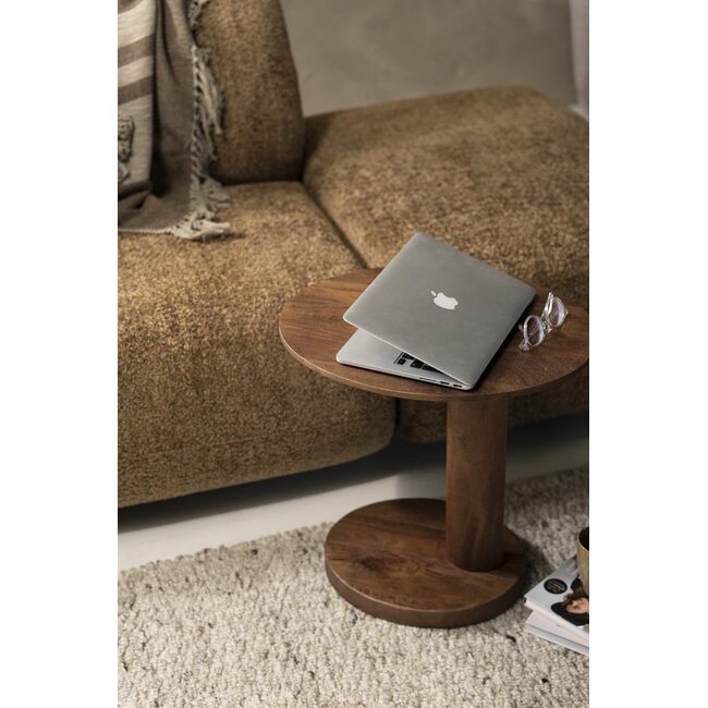 Eleonora Bijzettafel Novia - lichtbruin