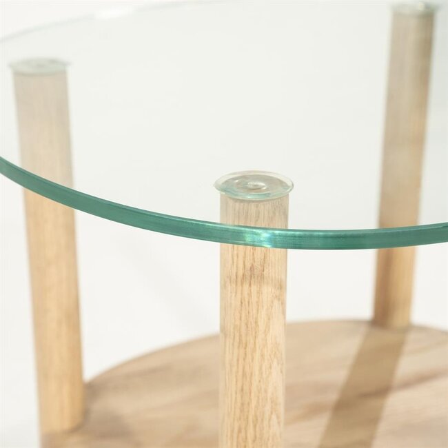 Eleonora Bijzettafel Cleo - naturel