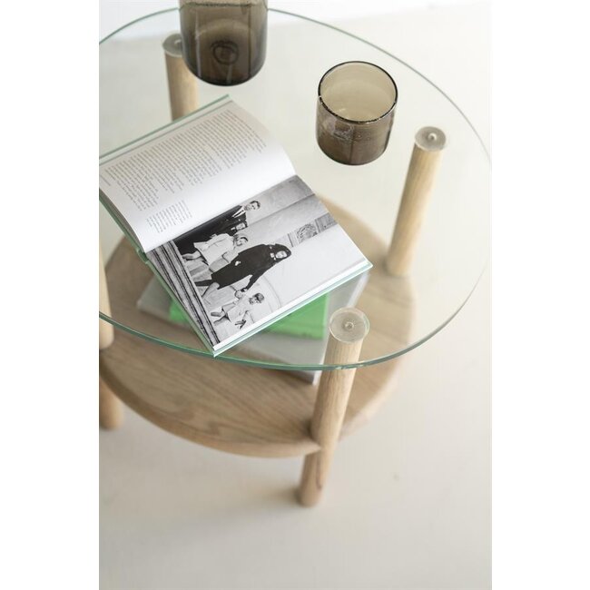 Eleonora Bijzettafel Cleo - naturel