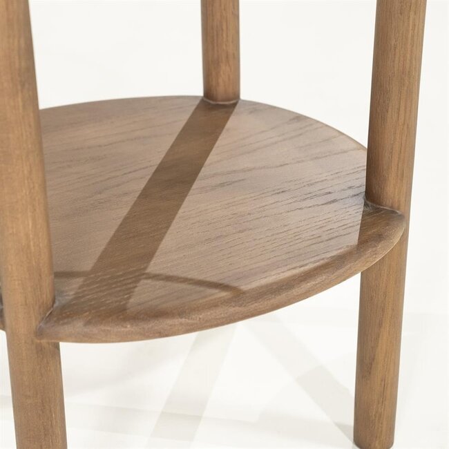 Eleonora Bijzettafel Cleo - lichtbruin