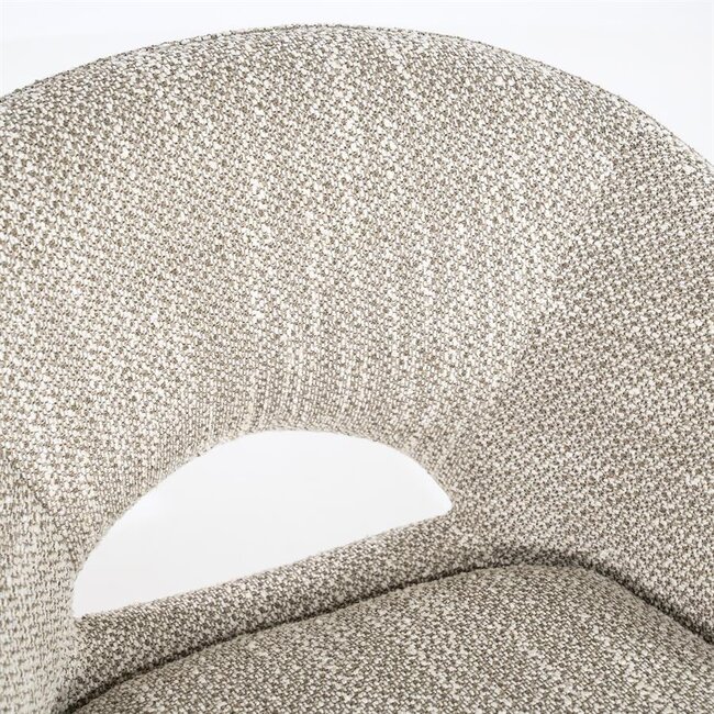 Eleonora Stoel Nol - taupe Tova