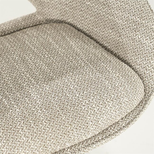 Eleonora Stoel Nol - taupe Tova