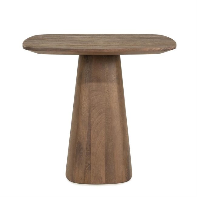 Eleonora Eettafel Aron vierkant 80x80 - lichtbruin