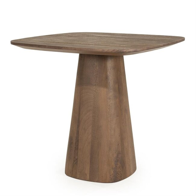 Eleonora Eettafel Aron vierkant 80x80 - lichtbruin