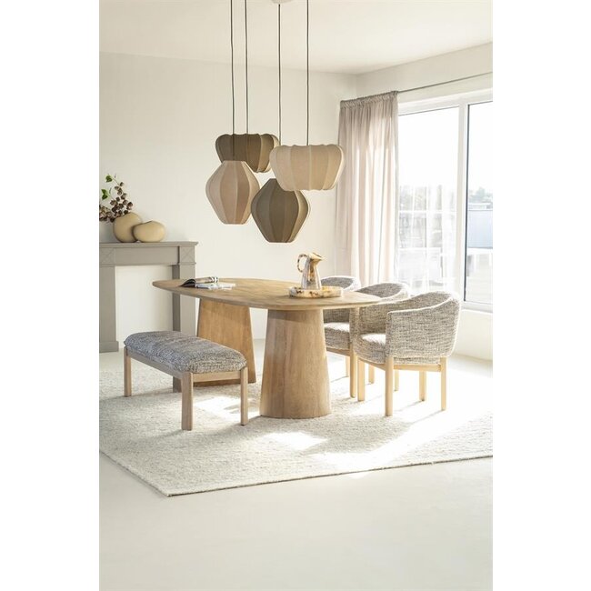 Eleonora Eettafel Lune 300x105 cm - naturel