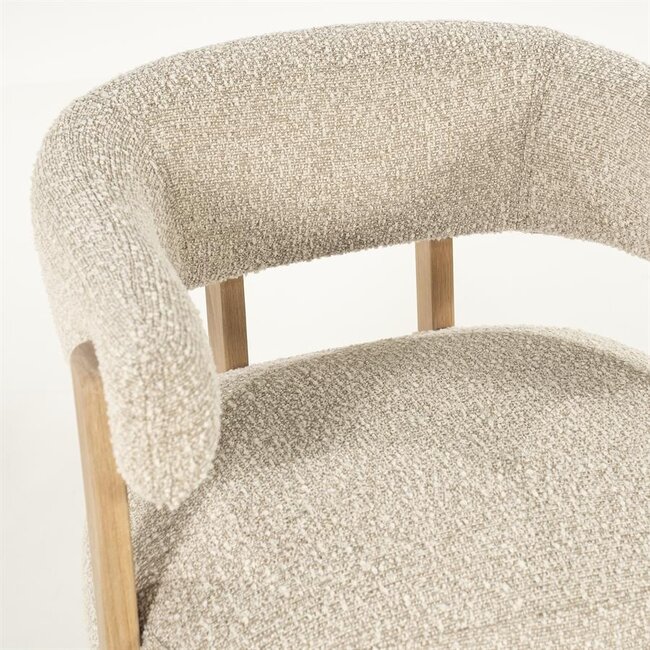 Eleonora Fauteuil Lola - taupe Hush
