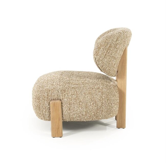 Eleonora Fauteuil Reza naturel - taupe Bay