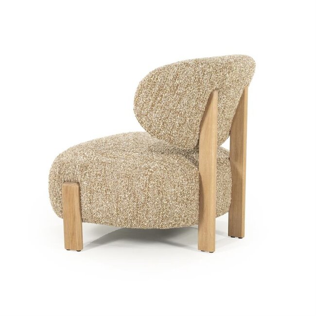 Eleonora Fauteuil Reza naturel - taupe Bay