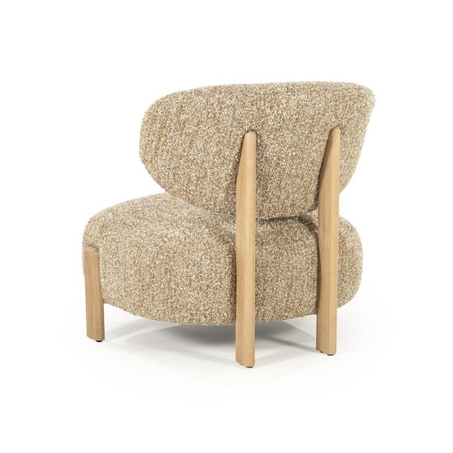Eleonora Fauteuil Reza naturel - taupe Bay