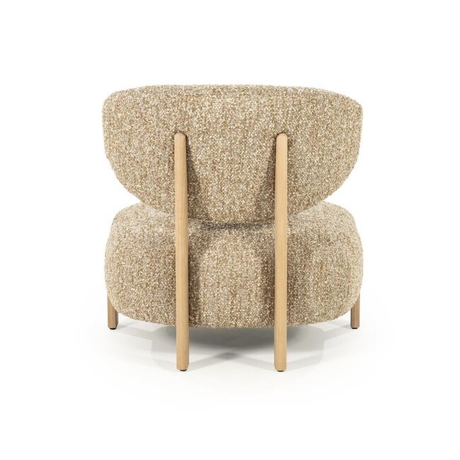 Eleonora Fauteuil Reza naturel - taupe Bay