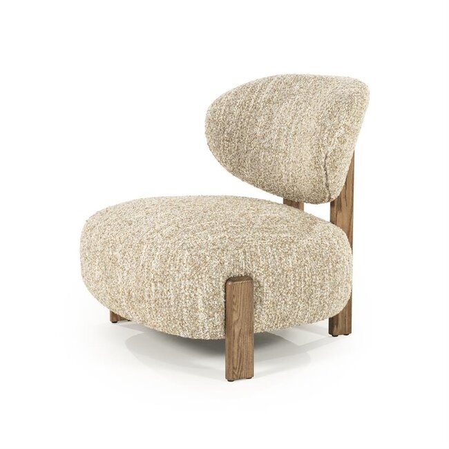 Eleonora Fauteuil Reza bruin - beige Bay
