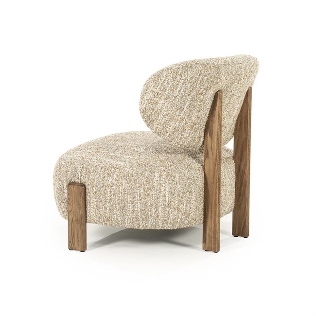 Eleonora Fauteuil Reza bruin - beige Bay