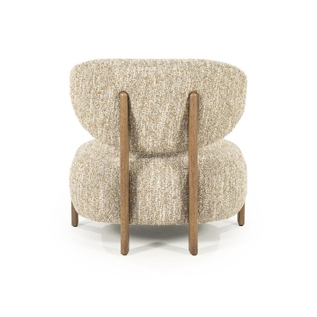 Eleonora Fauteuil Reza bruin - beige Bay