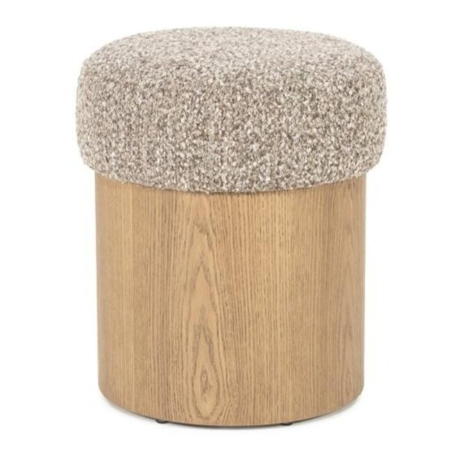 Eleonora Poef George - taupe Flou