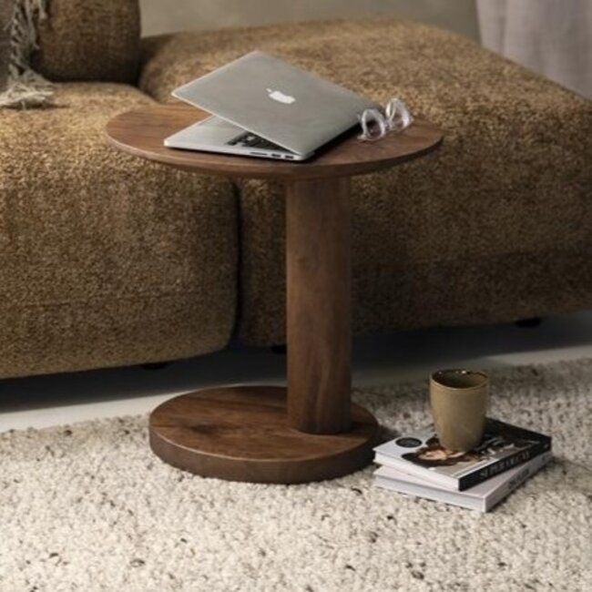 Eleonora Bijzettafel Novia - lichtbruin