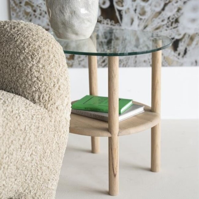 Eleonora Bijzettafel Cleo - naturel