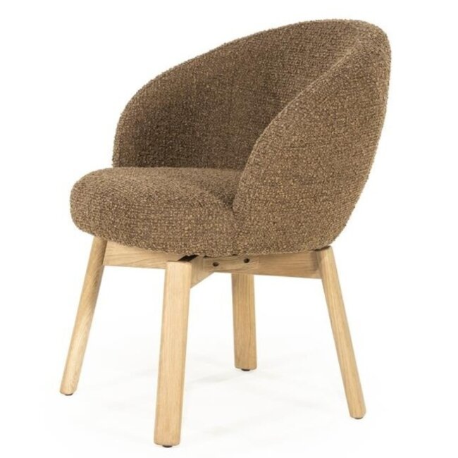 Eleonora Stoel Livia - bruin Hush