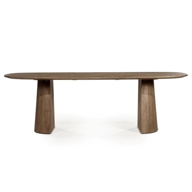 Eleonora Eettafel Lune 240x105 cm - lichtbruin