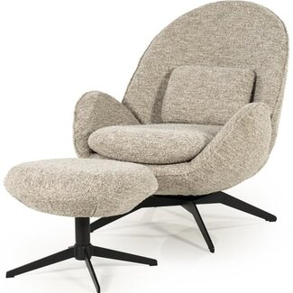 Eleonora Fauteuil Ryan - taupe Zora