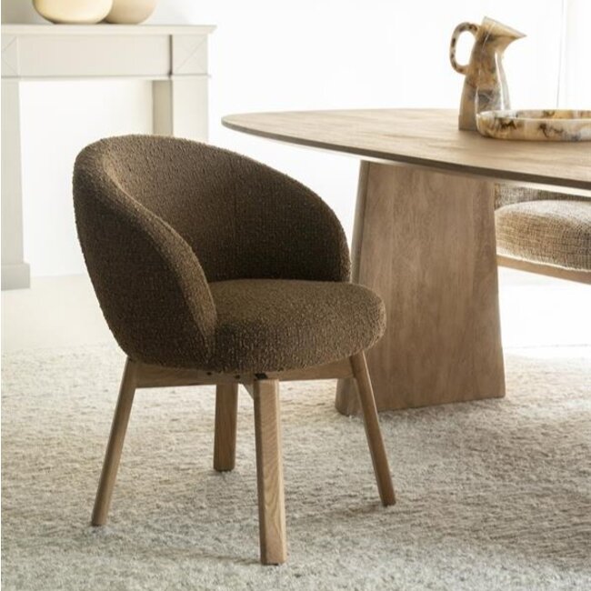 Eleonora Stoel Livia - bruin Hush